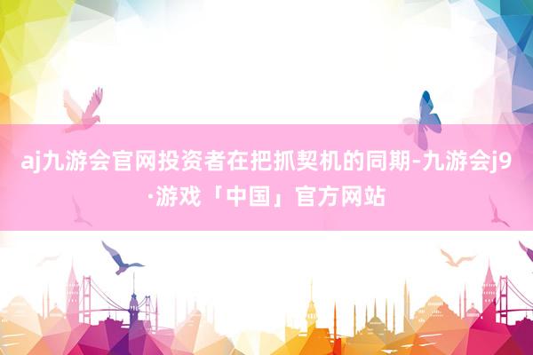 aj九游会官网投资者在把抓契机的同期-九游会j9·游戏「中国」官方网站