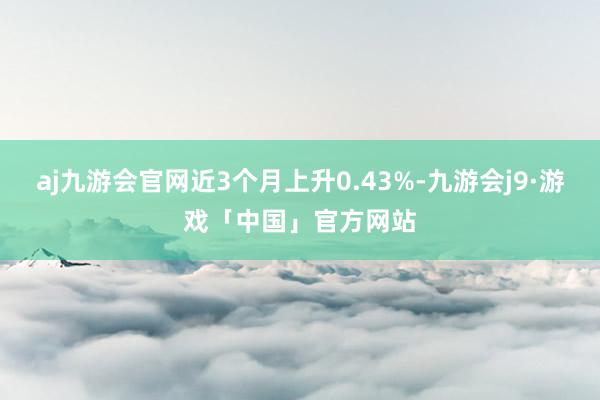 aj九游会官网近3个月上升0.43%-九游会j9·游戏「中国」官方网站